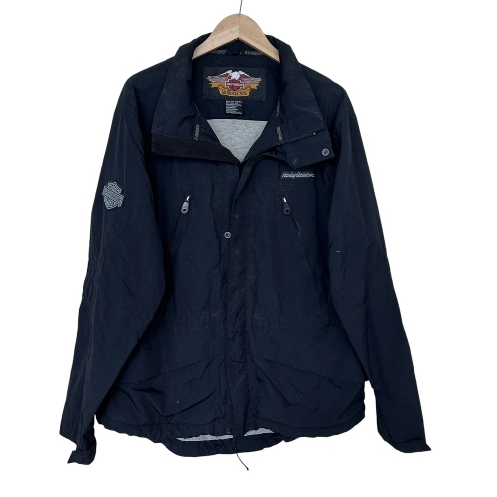 Harley Davidson Black Spell Out Jacket